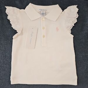 Ralph Lauren Baby Girls Polo Top
